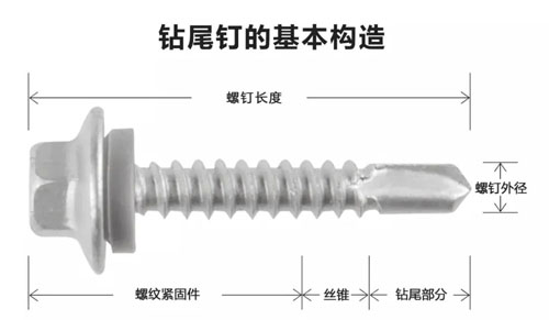 不锈钢钻尾螺钉